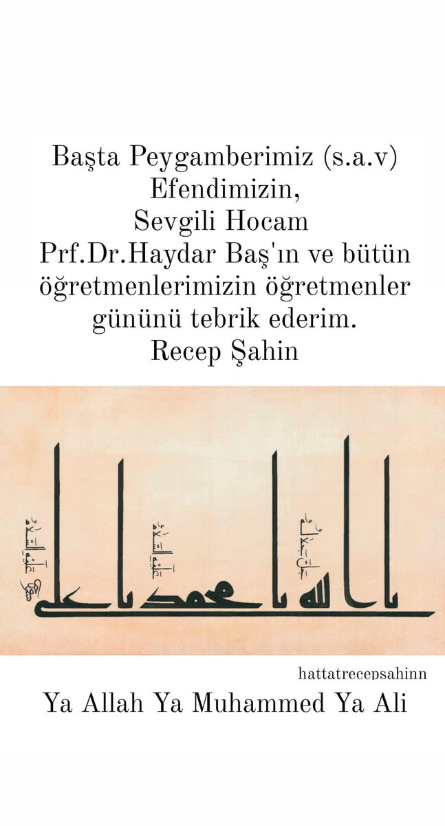 hattatrecepsahn's tweet photo. #24KasımÖğretmenlerGünüKutluOlsun
#ogretmenlergunu https://t.co/HJdmGDcgwf