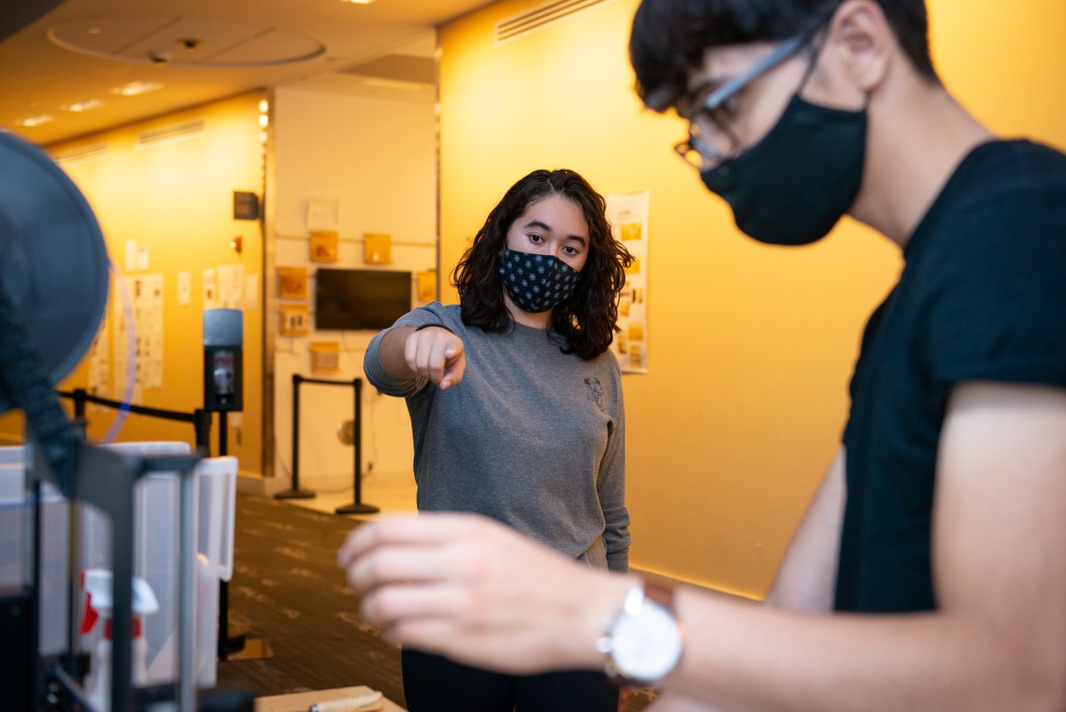 OlinCollege's tweet photo. “...And now that [3D printer] training has begun, something is always being printed and made, and it is nice to see the creative spirit of #Oliners.” - Olivia Jo '23, Shop Assistant/Trainer. 

💙 We’re very thankful for exactly that - the creative spirit of #OurOlin. https://t.co/vj7OwtQy5x