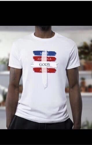 TNeshea's tweet photo. @BishopPMorton America won’t be GREAT again until it’s GOD’S again!!!!! #PassionTeesAndHoodies #OrderYoursToday #MakeAmericaGODSAgain #OneNation #UnderGod #InDiVISIBLE #WithLibertyANDJustice4ALL #NotSome 🦅🙌🏾🔥‼️ https://t.co/gXAPdMWJ98
