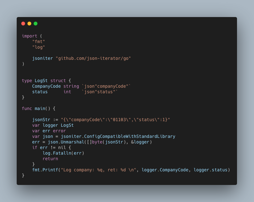 learner34410317's tweet image. Day 1 of #100dDaysOfCode
Learned Go Mod &amp;amp; using unmarshal json str