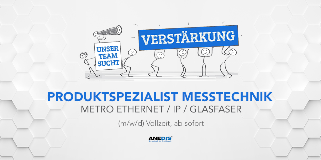 anedisgmbh's tweet photo. >> WIR SUCHEN: Produktspezialist Messtechnik <<

Zur Stellenbeschreibung: https://t.co/AWD5wbmx0y

Alle beschweren sich über langsames Internet. Wir sorgen gemeinsam für Highspeed im Netz!

#anedis #soeinfachistbreitband #schulungen  #messtechnik #bewerbung #stellenangebote https://t.co/JZj23jssof