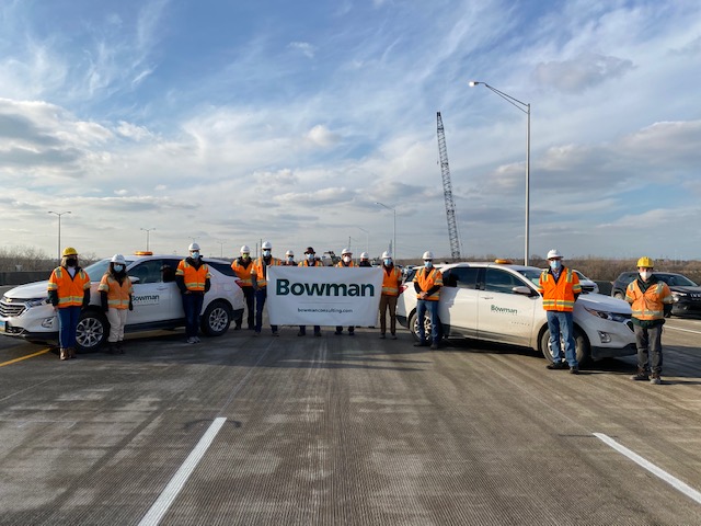 BowmanCG's tweet photo. The Bowman Engineering Team is proud to partner with the Illinois Tollway in celebrating a major milestone with the opening of the Northbound Mile-Long Bridge. Great job Team Bowman! #BowmanConsulting #BetterWithBowman #ConstructionEngineering #MileLongBridge https://t.co/Jt3anR6MEX