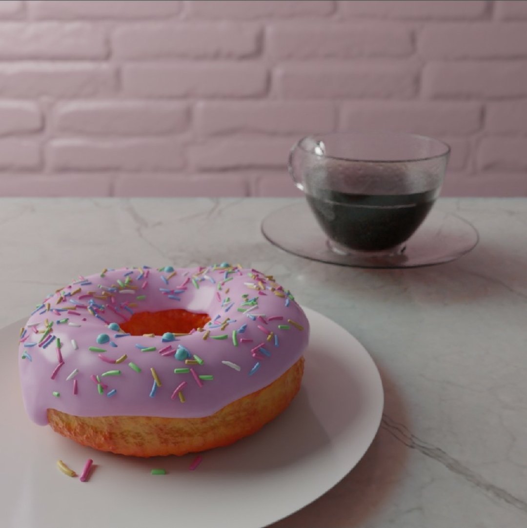 Archonxtreme's tweet photo. Followed the amazing Doughnut tutorial by @andrewpprice in @Blender and learnt a whole bunch about the creation process, looking forward to using that knowledge to make my own work! Let me know what you think 😄 #Blender3d #3dart #3dmodeling https://t.co/gLkCEdkmU8