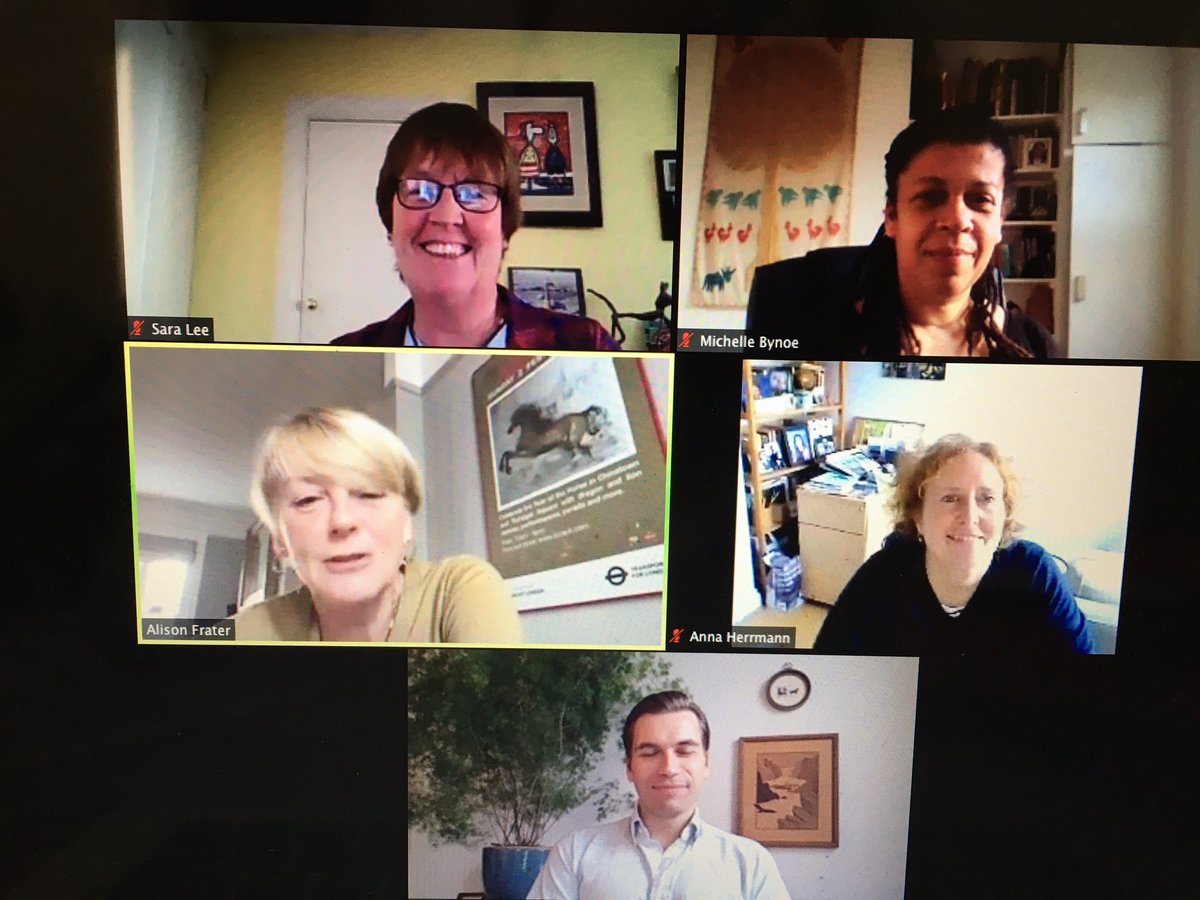 MusicinPrisons's tweet photo. Thanks to the brilliant panel for joining us to talk about the power of collaboration for #ITT25 webinar - chaired by @alison_frater, speakers @bynoe_m, @annaherrm, Jonathan McCormick &amp; Sara Lee https://t.co/BErxvRBUJg