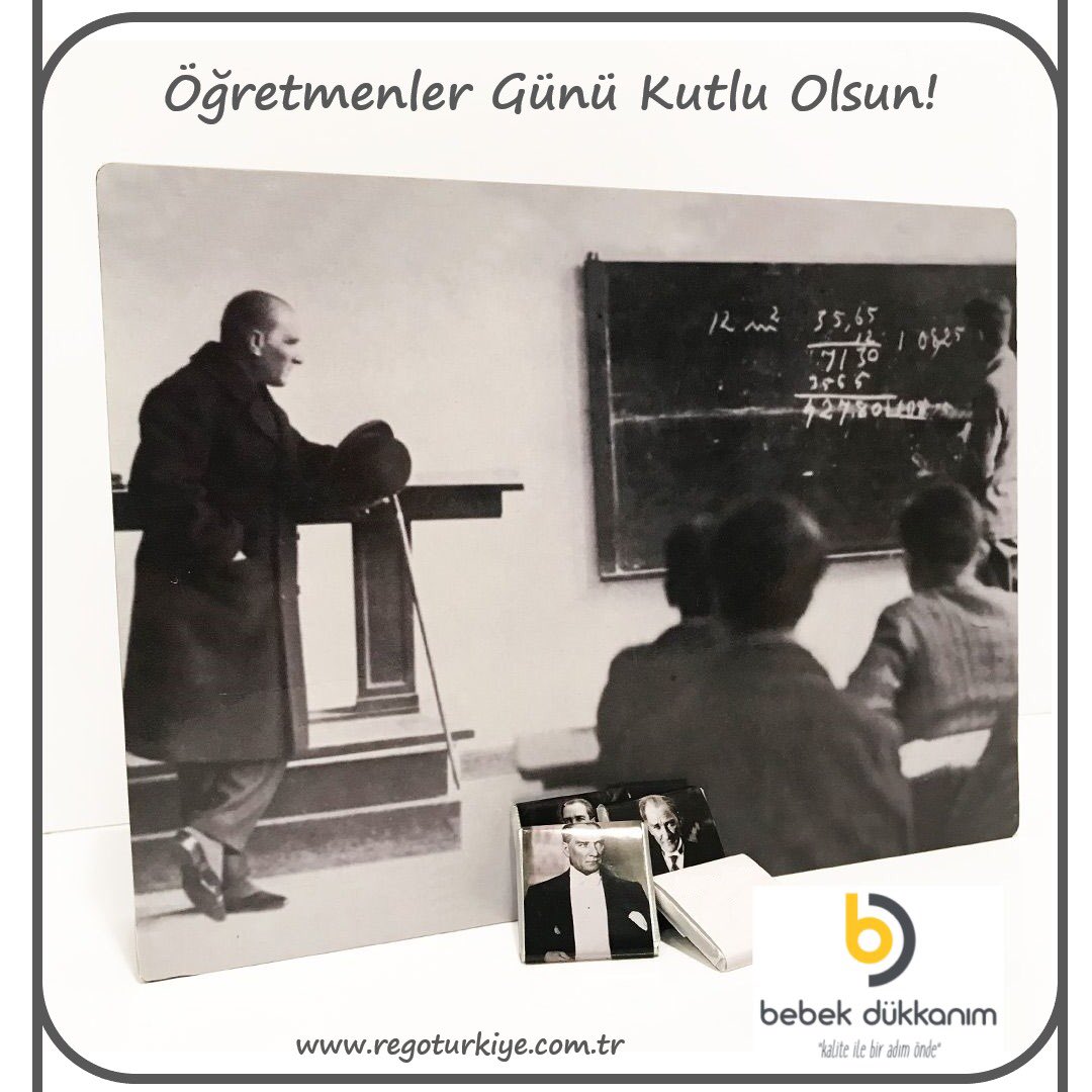 bebekdukkanim's tweet photo. Herkesin kendine göre bir zevki vardır. Kimi bahçe ile meşgul olmak, güzel çiçekler yetiştirmek ister. Bazı insanlar da adam yetiştirmekten hoşlanır. (M.Kemal Atatürk) 
.
.
Öğretmenler günü kutlu olsun
.
.
#öğretmen #24kasımöğretmenler https://t.co/SDWXewOVNa