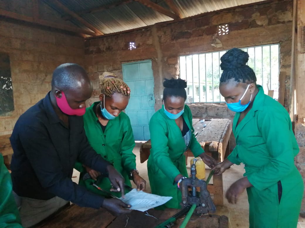 nita_kenya's tweet photo. Another successful day of the country-wide Trade Tests. Plumbing tests ongoing at Karurumo VTC in Embu County. NITA attaches a lot of importance to the possession of Trade Test certificates as evidence of having employable skills and competencies. #femaleplumbers #tradetest2020 https://t.co/62aqdJnqqE