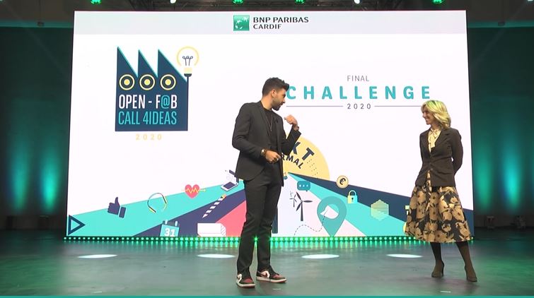 InsuranceUP_'s tweet photo. Open-f@b Call4Ideas 2020, apre l'evento Isabella Fumagalli, CEO @bnpp_cardif #call4ideas #openfab @BNPPCardifIT https://t.co/8gQ89nNlNC