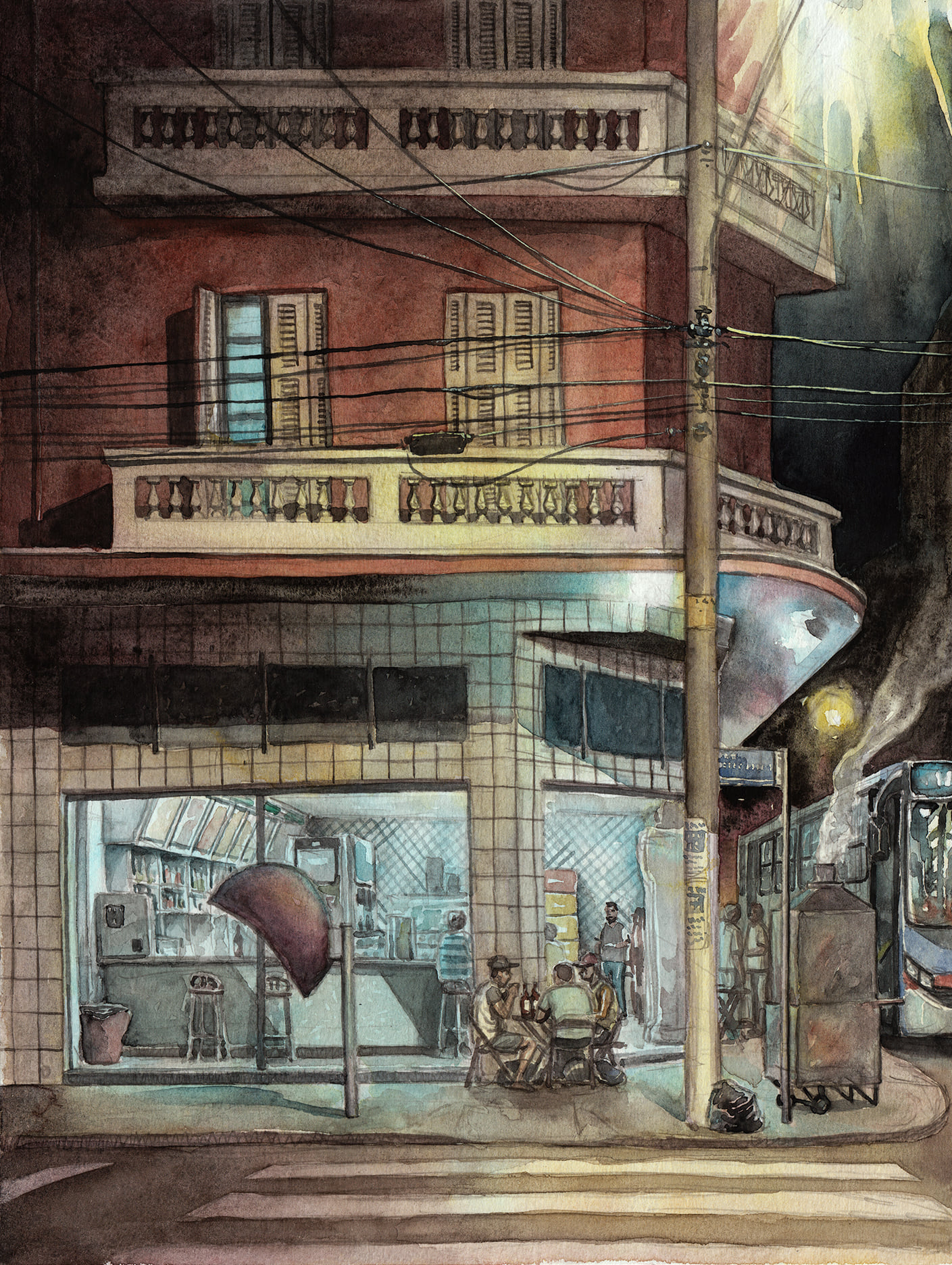 história de esquina