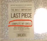 Did you wonder why it says piece of cake? A cake is usually round shaped right? At the poster is says: “LAST PIECE, complete my circle”. Putting a piece of that cake together is what makes it a complete circle. Remember that it will be full moon on the 30th, release of LP!