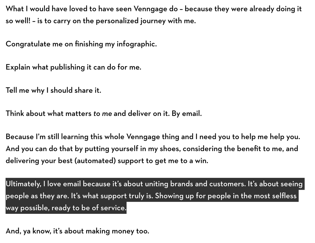 WhatFeatures's tweet photo. @GoodMarketingHQ @Email_Mastery @lovevalgeisler A really good article with some good examples on how to avoid churn. It's all too easy for an early stage business like ours to focus too heavily on new sign ups. 

The final paragraph resonates - the human aspect is one reason why i enjoy your work so much. Cheers, Harry https://t.co/iVoN8QHQKz