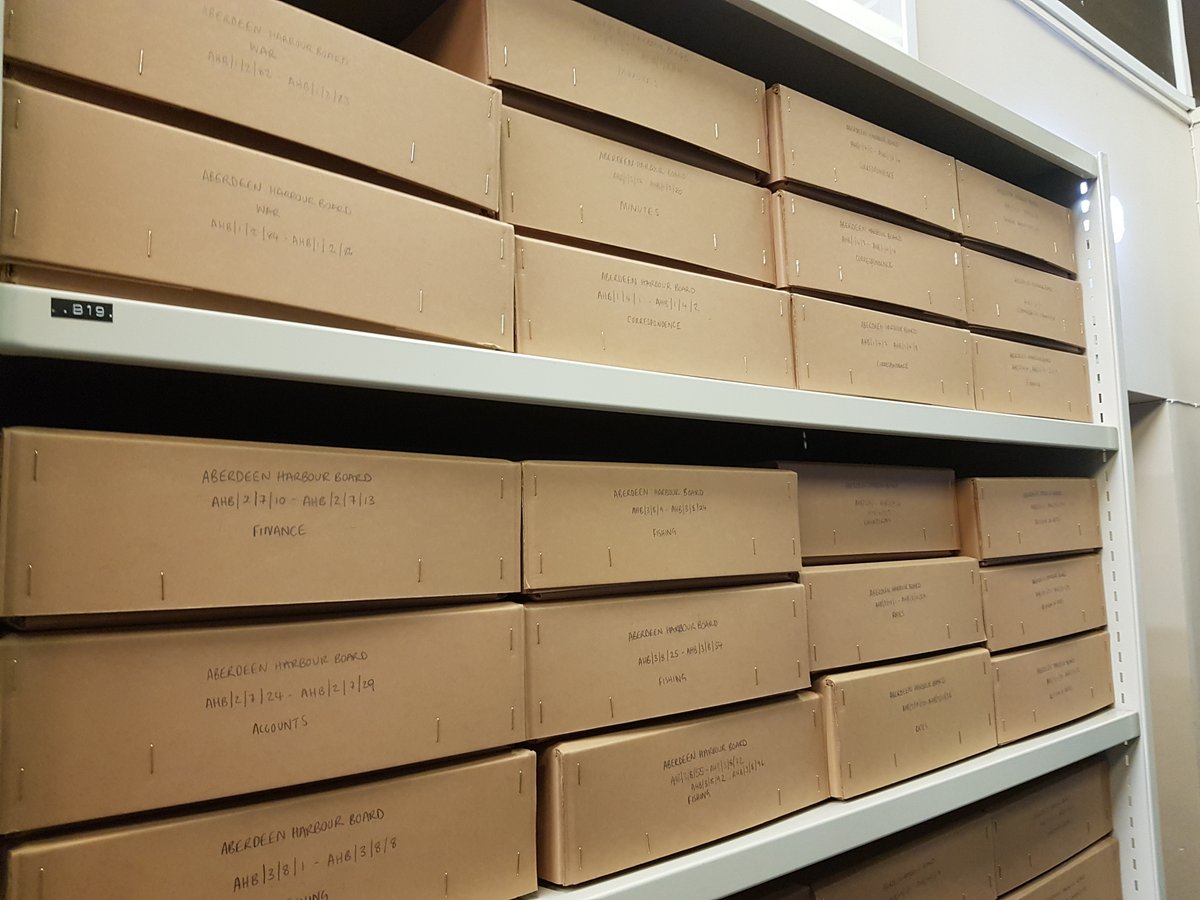 AbdnArtMuseums's tweet photo. Today's #ExploreYourArchive theme is labels - these are really important in archives to help us pin point individual items in our stores. Typically we label items with a unique reference no. in pencil, but labels can also be added to bindings or packaging #archivetakeover https://t.co/yJLbeNdsra