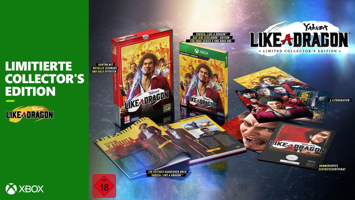 XBOX_DACH's tweet photo. Eine Collector’s Edition, die eines wahren Yakuza würdig ist! 
Und ihr könnt diese auch noch gewinnen! 🤩

So macht ihr mit:
1. @XboxDACH folgen ✅
2. Tweet liken + RT ❤���🔁

TNB 👉 https://t.co/One97yOLxA https://t.co/FSJsi4ZUek