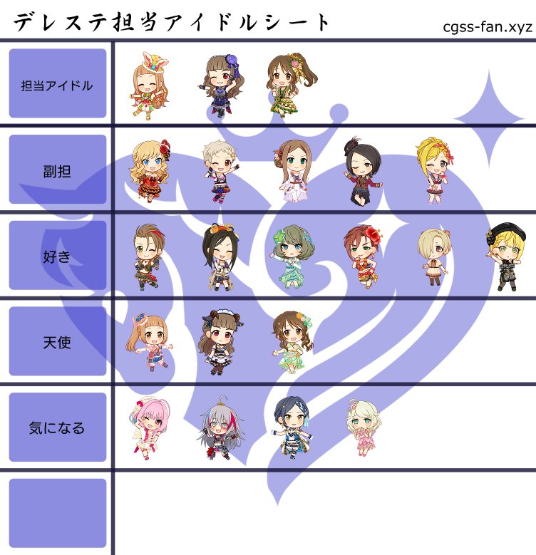 maruzaemonP's tweet photo. プロデューサーランクがSSに上がったので、固ツイ更新しました!!
アイドルシートも作成しました٩(*´ `*)۶
同僚さんも募集中です!!
担当や副担が天使女神過ぎて、基本変なこと言っていますが、よろしくお願いします(*˙˘˙*)!!
#デレステPさんと繋がりたい
#デレステ担当アイドルシート https://t.co/k5BXkXZzPE
