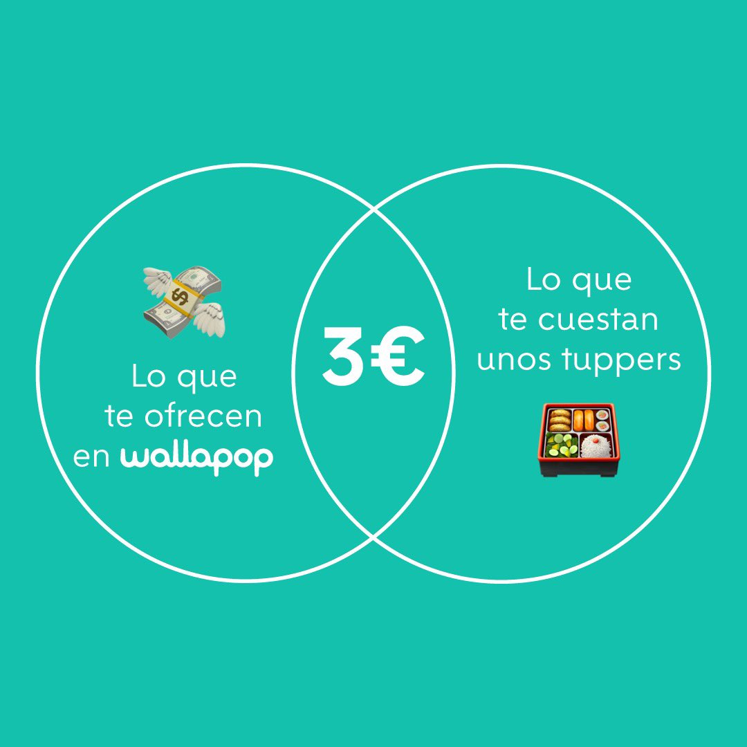 wallapop's tweet photo. @elenacanizares_ A nosotros nos salen las cuentas. 😇🥳 https://t.co/XvP1ZAL3AE