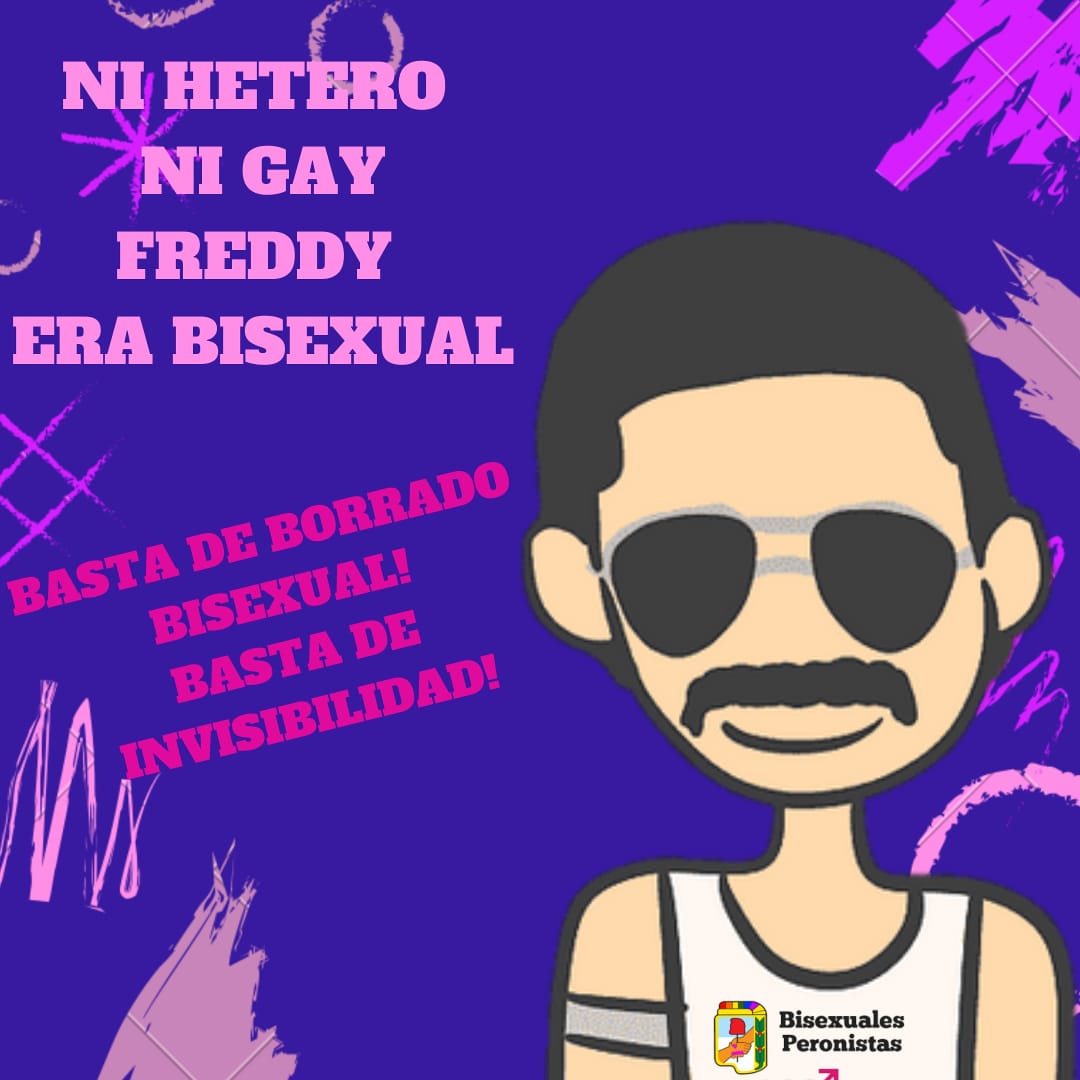 PeronistasBi's tweet photo. Ni hetero
Ni Gay

#FreddieMercury era #BISEXUAL

Gracias Reina por tanto!👑

BASTA DE BORRADO BISEXUAL! 

#Bierasure
#BorradoBisexual
#BisexualVisibility
#OrgulloBisexual
#Biodio
#Bifobia
#Bisexuales
#BisexualesPeronistas https://t.co/M45yqekXjJ