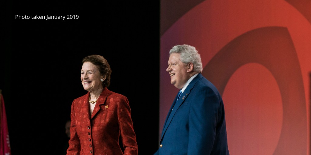 On 23 November,  in recognition of our longstanding partnership with <a href="/UNICEF/">UNICEF</a> Past <a href="/Rotary/">Rotary International</a> President Mark Maloney presented the Rotary Award of Honor, our highest award, to Executive Director Henrietta Fore on UNICEF’s behalf. 

Photo taken January 2019. <a href="/unicefchief/">Catherine Russell</a>