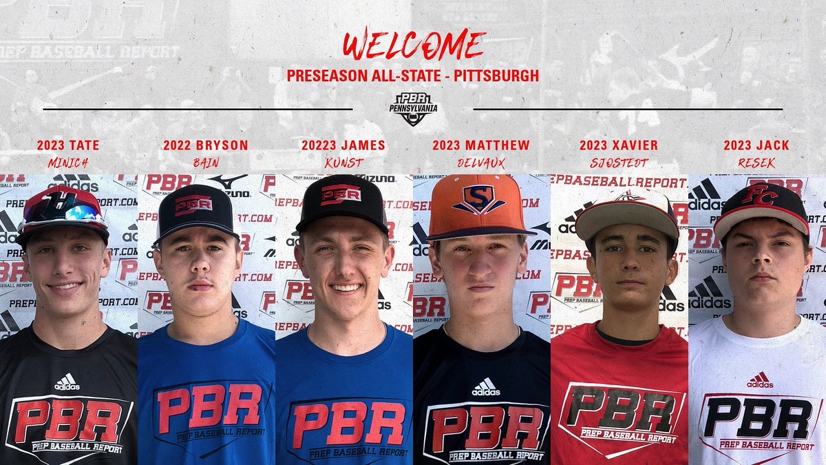 We would like to welcome the following players to the Preseason All-State Pittsburgh event 💯🙌 #whosnext to #BeSeen prepbaseballreport.com/pennsylvania/s… @GregWilliamsPBR <a href="/T_Wills1/">Ted Williams</a> <a href="/Zach_Guth23/">Zach Guth</a>