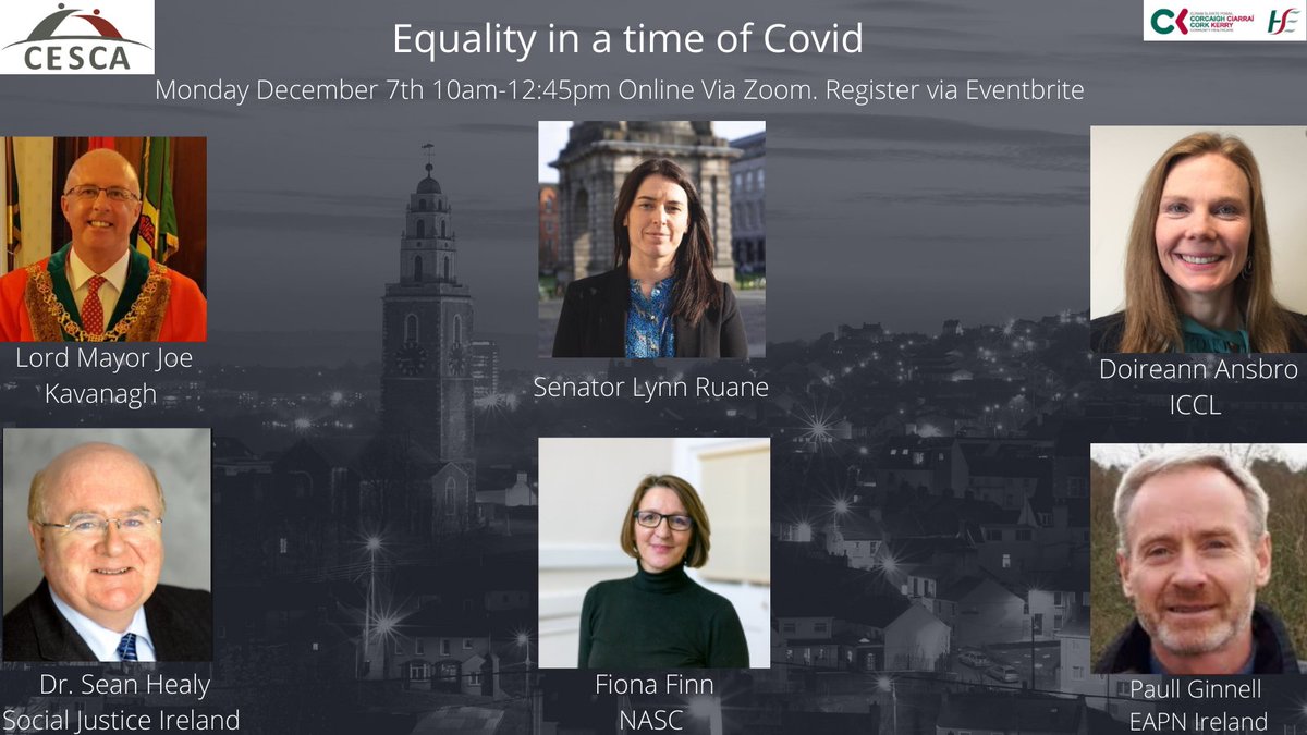 CorkCesca's tweet image. Less than 2 weeks to go to our Equality Day &amp;amp; we are so excited to reveal some of our speakers. We are privileged to have such quality speakers sharing their time &amp;amp; thoughts with us on equality @Joekavanaghcork @FionacFinn @SenLynnRuane @GinnellPaul @DoireannAnsbro @seanhealy2000