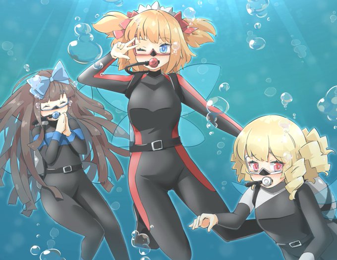 Skebでスキューバダイビングをする光の三妖精を描かせていただきました
依頼ありがとうございます
https://t.co/xN3q0J5EgB 