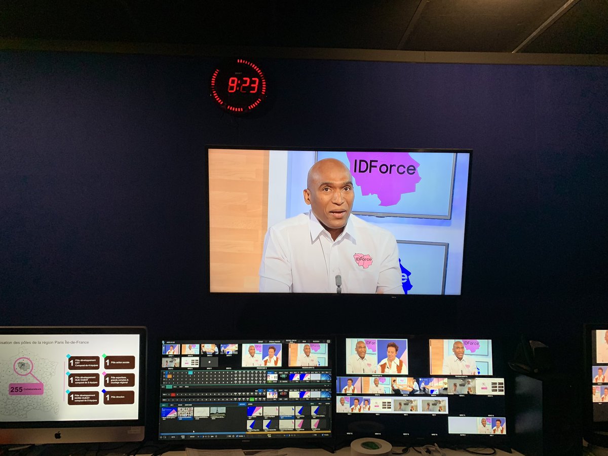 EliseRAULLINEE's tweet photo. [💻WebTV #collaborateurs - Direction @AG2RLAMONDIALE Paris - Île-de-France ] 

Retour en images sur la première WebTV Au Tour d’IDForce proposée par la direction Paris - Île-de-France à ses 250 collaborateurs ! 
#digital #mobilisation #equipe #IDForce https://t.co/yeWroAM2Vk