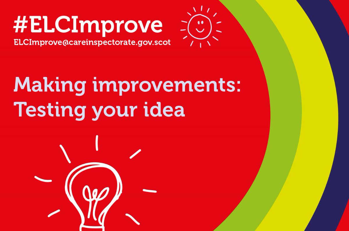 We have released the second session of our new series of bitesize sessions.

You can watch it in our dedicated HUB area: bit.ly/32lfapl

This session will help ELC services to “test out” ideas to decide if they are an area for improvement or a quick fix. 

#ELCImprove