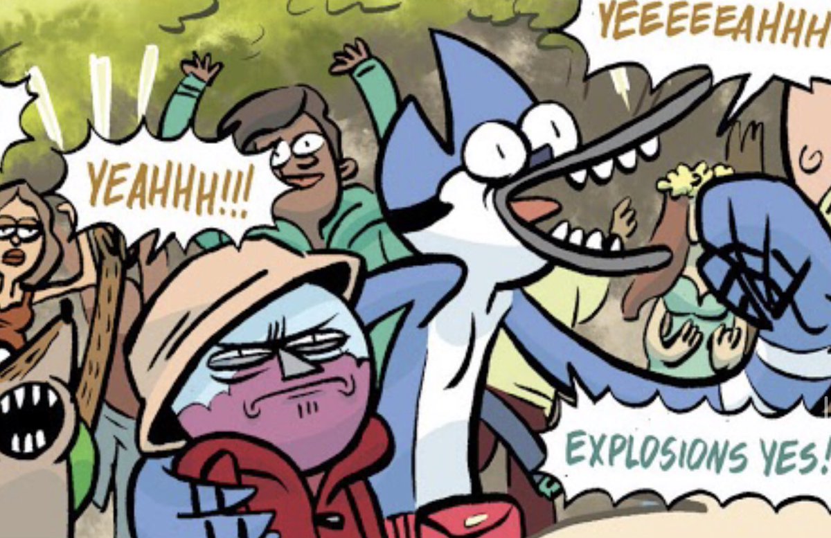 It's from the "Skips" comic book and I'm obsessed with how precious Benson looks in it? 