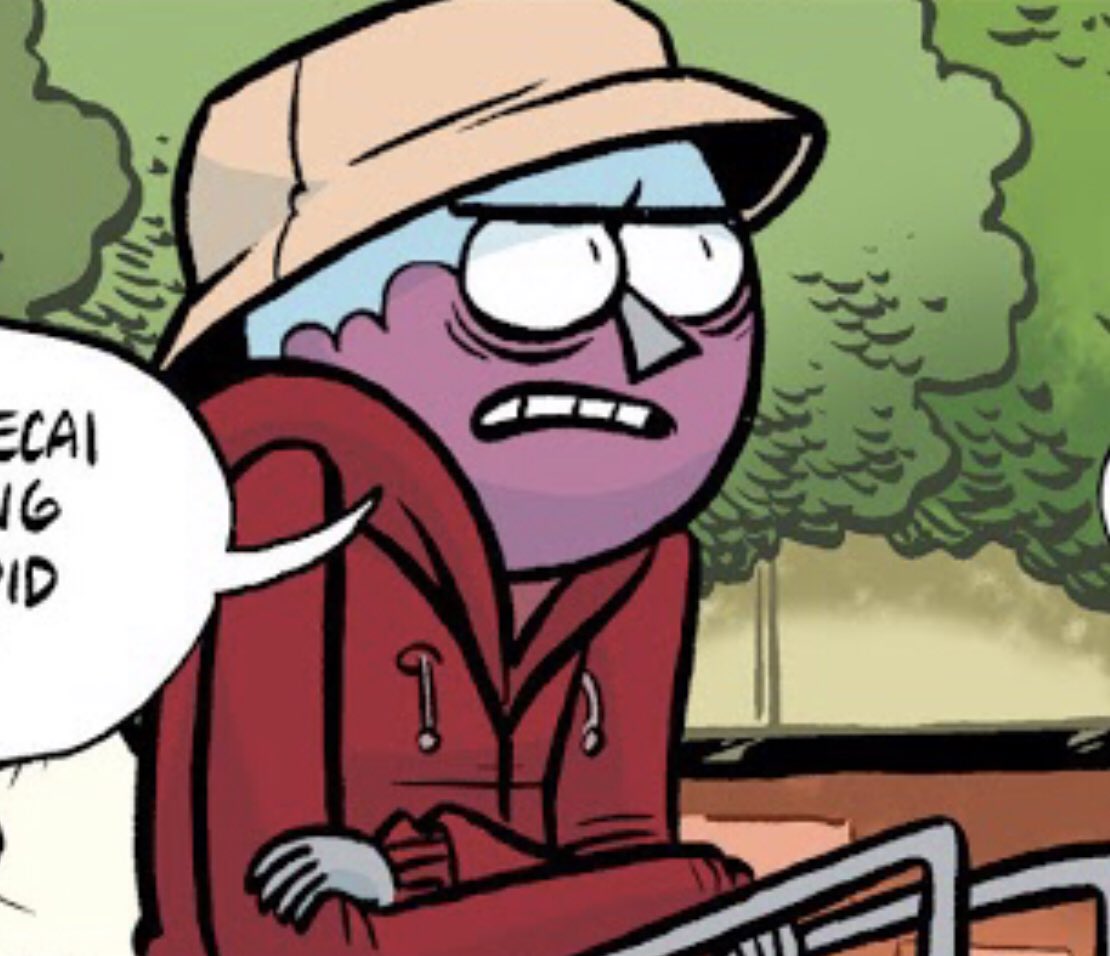 It's from the "Skips" comic book and I'm obsessed with how precious Benson looks in it? 