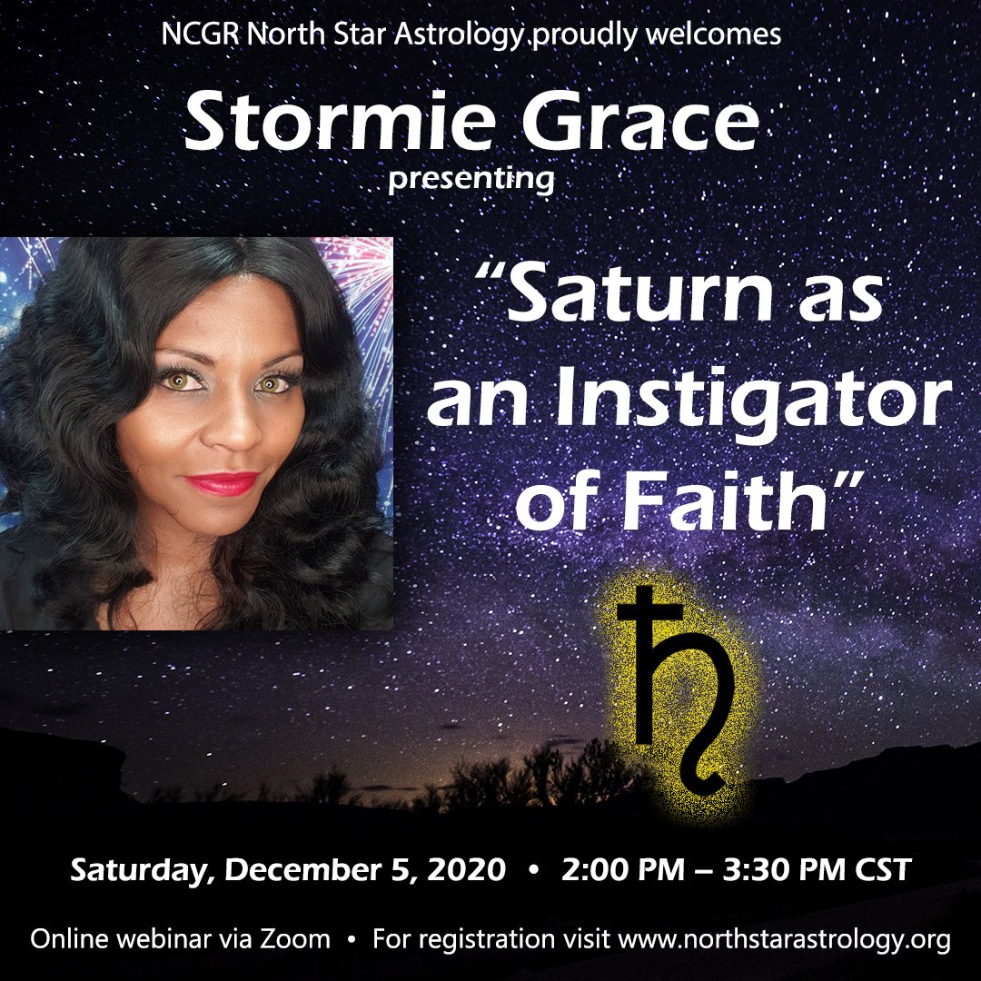 North Star Astrology is thrilled to host Stormie Grace (<a href="/StormieGrace08/">Stormie Grace</a>) next week on 12/5!

northstarastrology.org/events/stormie…

NCGR members can get tickets for $10, all others are welcome at $15! Register any time before the event.