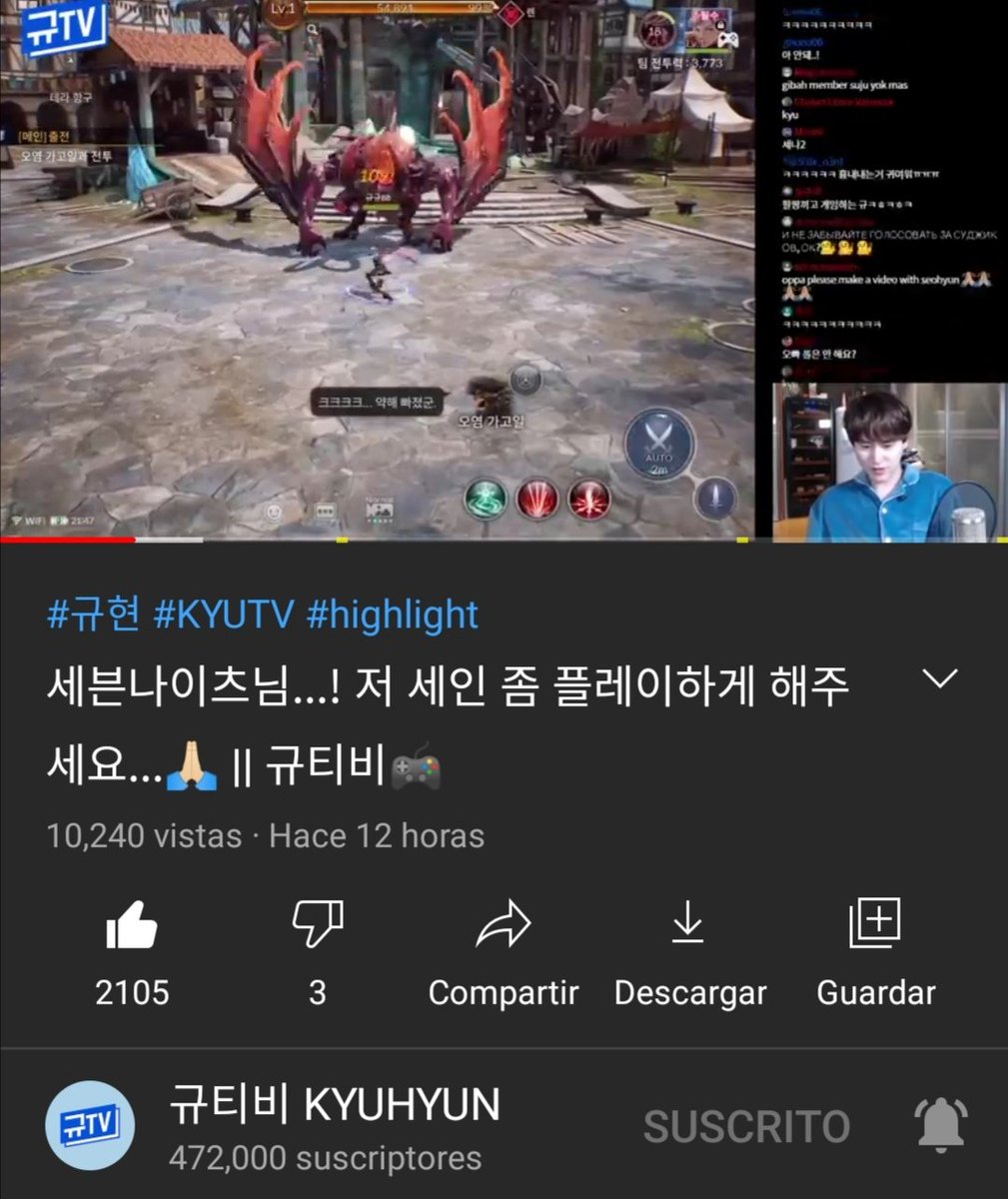 ELFMexLatam's tweet photo. Video de @GaemGyu en pleno juego de Seven Knights, mostrando sus figuras y habilidades 😈😈😈...
Vayan a dejarle apoyo, como. Debe de ser👇
https://t.co/keQdVwQLc5
#SUPERJUNIOR #ICM_Partners @SJofficial #TheRenaissance https://t.co/1HGX5YrNKT