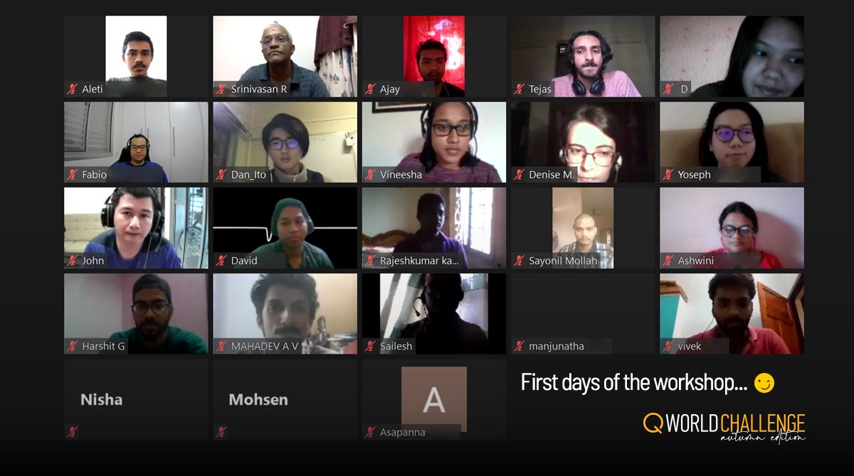 QWorld19's tweet photo. After our welcoming meetings, we are continuing with our review lectures today😄Participants are diving into quantum after the basics of classical concepts with our tutorial Bronze❤️Do not forget to complete your first homework by the end of today💻 #qworldchallenge2020 https://t.co/KvBQpuSLRb