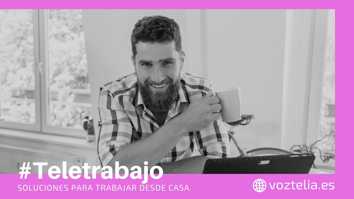 voztelia's tweet photo. #Teletrabajo para empresas 🏡👩‍💻👨‍💻

🔧 Ponemos a disposición de tu empresa las herramientas de #trabajoonline que permitan la continuidad de tu negocio: https://t.co/taAoE8BfXT

¡Te asesoramos gratuitamente!
📞 911 333 640  
📩 comercial@voztelia.es

#pymes #empresasMadrid https://t.co/KWFDYX8fZz