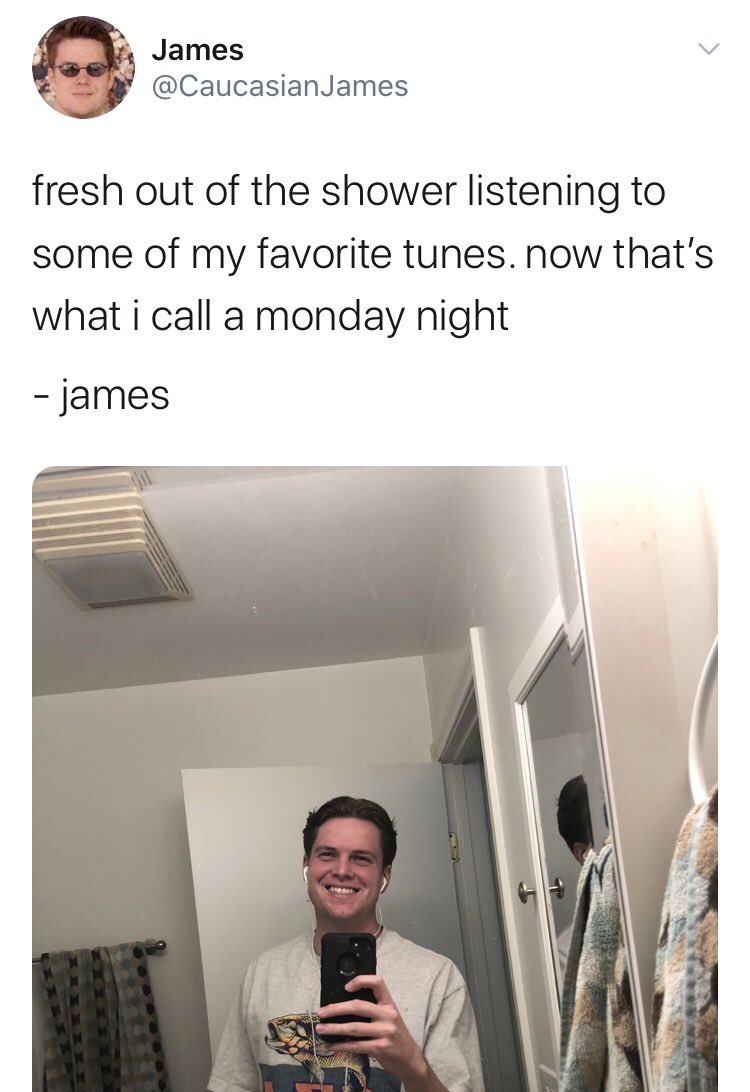 James tweet media