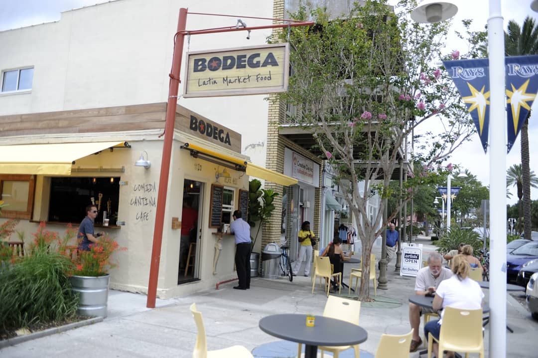 usfsp_sce's tweet photo. Takeover Tuesday featuring... Bodega (@eatatbodega ) 
-
Bodega is located in downtown St Pete and Tampa! 📍
-
Current St. Pete hours: Sunday - Wednesday: 11am-9pm
Thursday - Saturday: 11am-11pm
-
Latin street food and home to a renowned Cuban sandwich 🤤 https://t.co/4IfU3VArgj