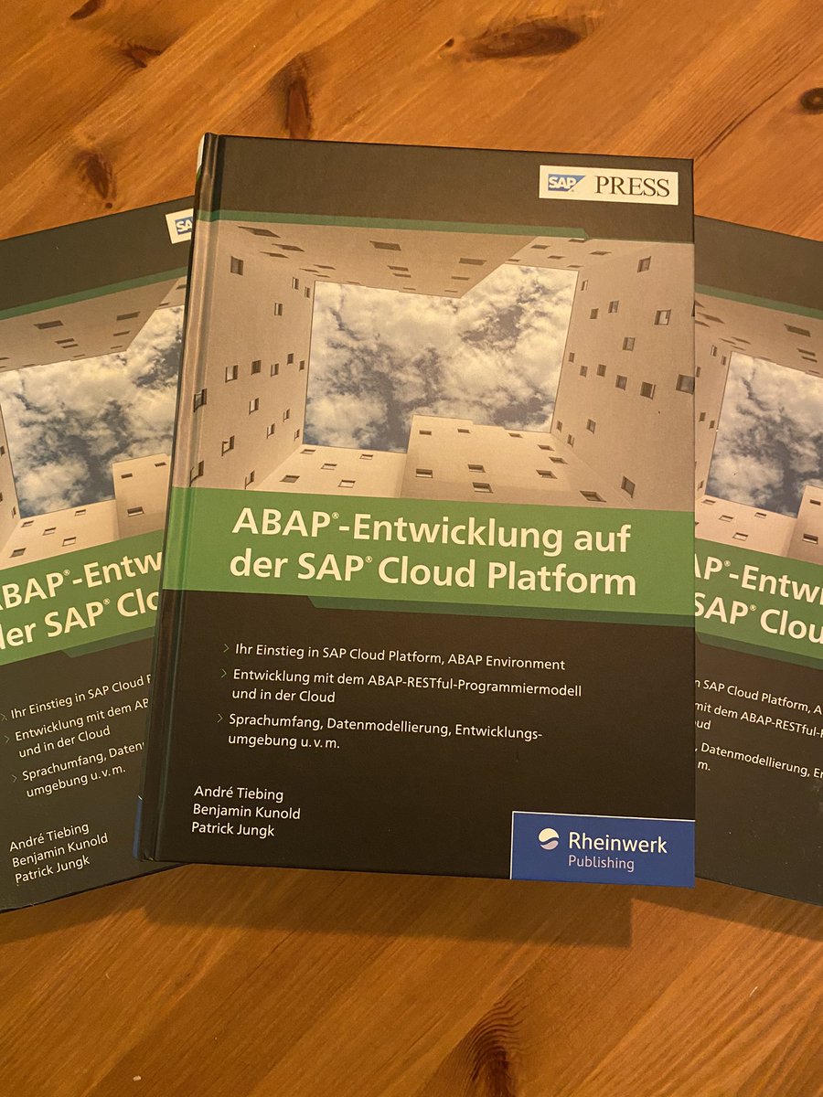 BeKunold's tweet photo. @Draugr793 kann es immer noch nicht glauben. Hätte nie gedacht, dass wir mal Fachbuchautoren sind
#steampunk #abap #abappaas #abapsnotdead #abapcloud https://t.co/tHOx5wPUYy