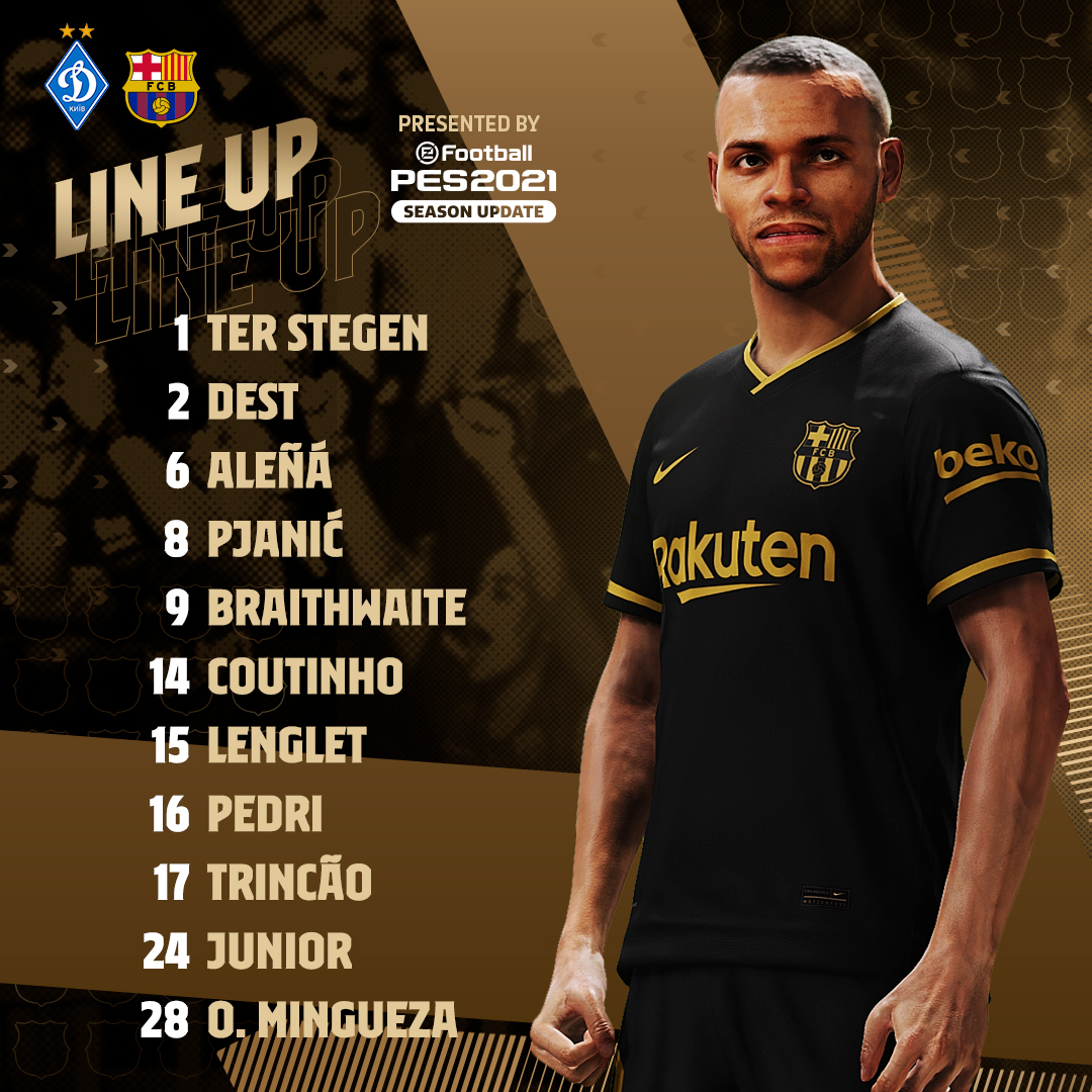 👥 XI
⚽ #DynamoBarça