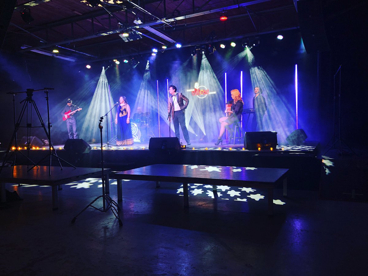 Music Video Production set up @dcmusictoronto contact us today to plan your next project #musicvideoproduction #soundstage #torontosoundstage #musicstudio #recordingstudio #rehearsalstudio #rehearsalspace #eventprduction #livestream #livestreamevent #broadcaststudio #filmstudio