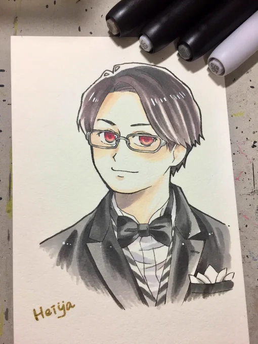落書き影山 