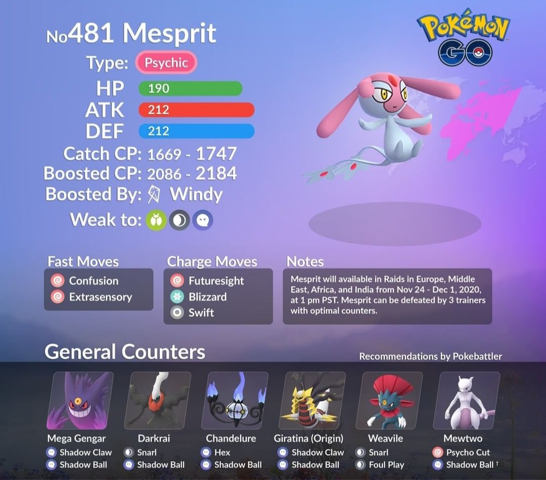 pokepoechat's tweet photo. ¡¡Esta vivo!!
El evento Leyendas del lago en #PokemonGO. Les deseo mucga suerte con ese nuevo registro #shiny #Golden
¿Algun #PokeAmigo que pueda invitarme a raid #Mesprit ? https://t.co/ULIkHYoLlZ