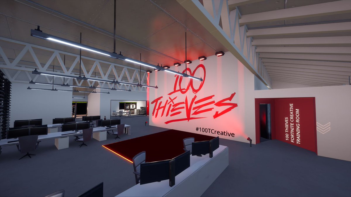 100Thieves's tweet photo. 😍 @FortniteGame @FNCreate #100TCreative https://t.co/QcotKKq5SR