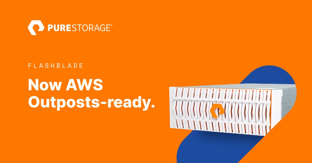 PureStorage's tweet image. Gain the advantage of Pure Storage FlashBlade® unified fast file and object storage for your #moderndata and application requirements. Learn more about #AWS Service Ready and Pure solutions: 
 purefla.sh/36VpGpU