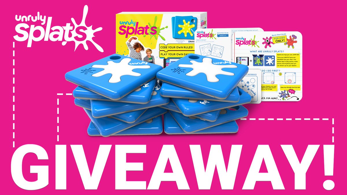 unruly_studios's tweet photo. Add Unruliness to your Hour of Code this year, wherever you are teaching from!

Win a 12-Pack 1 Year School Plan of Splats and a virtual HOC class taught by us:

⏭️ @unruly_studios
✅ Enter: https://t.co/hVIzpdHe84
✨ Extra Credit: RT w/ #HourofCode

📋: https://t.co/Ulz9TjfqvZ https://t.co/ylkJtiOdEB