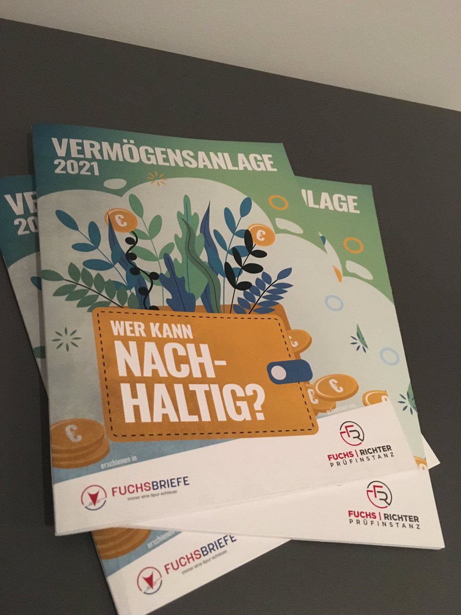 FINANZVOKAT's tweet photo. Unser Report ist heute angekommen! #esg #bankentest @pruefinstanz @FUCHSBRIEFE https://t.co/gUlIeeatkE