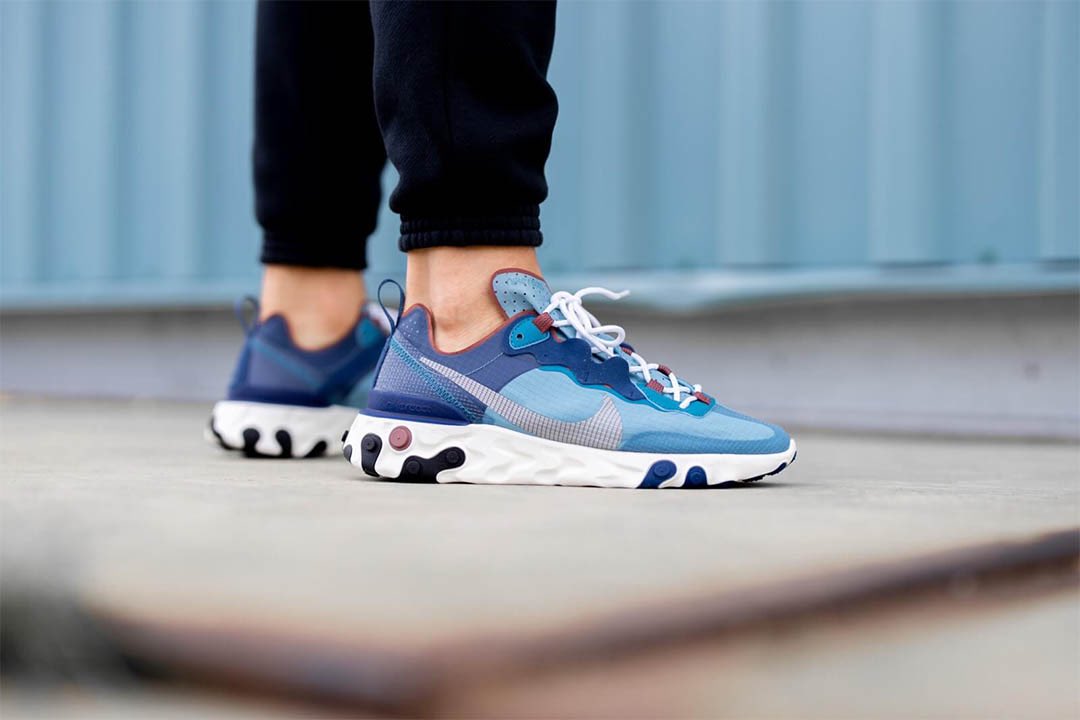 nike react element 55 coastal blue