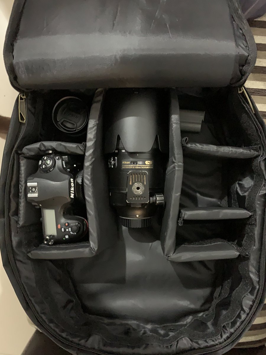 P0dda's tweet photo. New Camera Bag..!! Thank you @anushka_era ❤️ Can’t wait to use it in my trips. #knapsack https://t.co/yyjN81cbXN