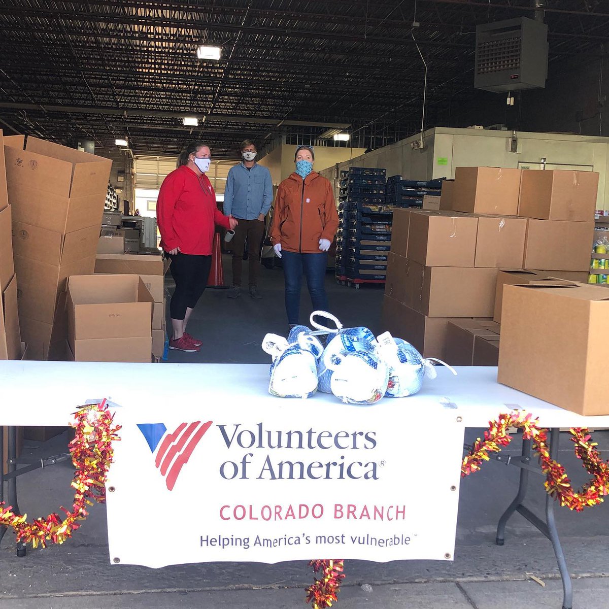 VOAColorado's tweet photo. That’s a wrap! Thank you to our partners, volunteers, and staff who helped us pack and hand out over 1,500 dinner boxes over the past week! These meals were needed this year more than ever, we are beyond grateful for the community support! #thanksgiving #supportcolorado https://t.co/1yCxM5FGEN