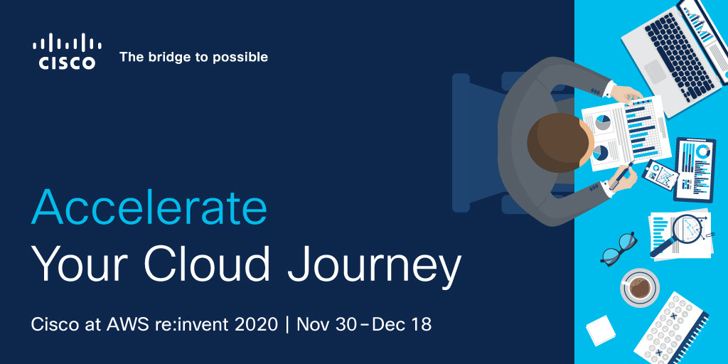 Cisco heads to #reInvent 2020 Virtual next week! Follow us for the chance to win a Cisco hoodie, watch live demos, and chat with our experts live. cs.co/6006HHASo