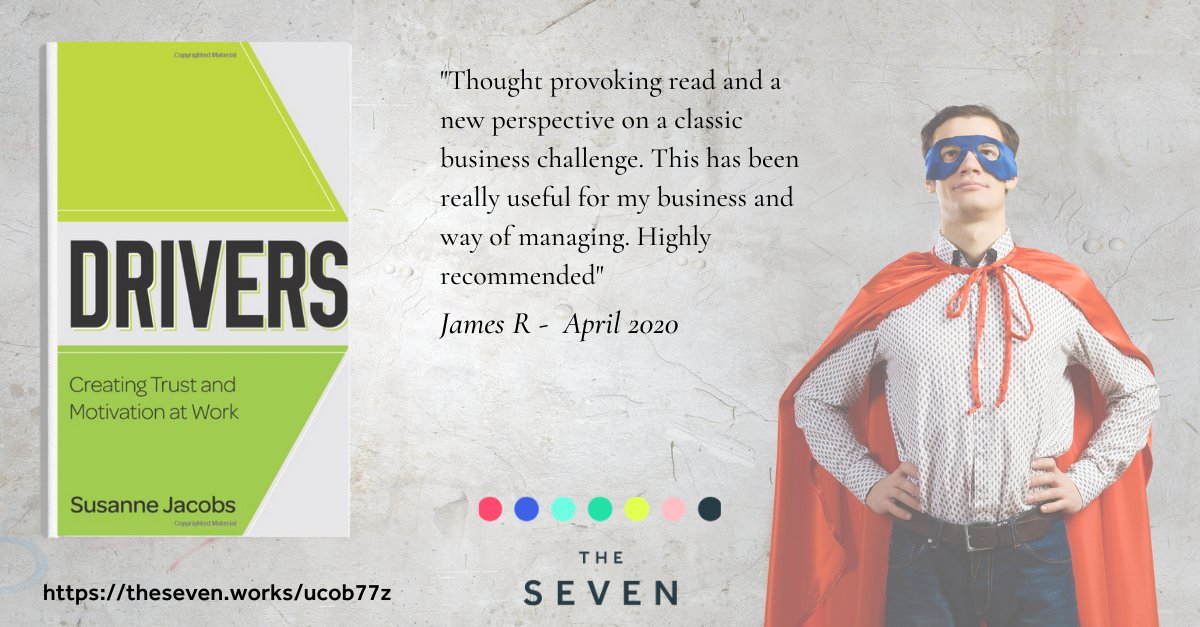 DRIVERS is a practical guide for leaders to understand and apply the science of intrinsic motivation and trust at work. 

You can buy the book here: buff.ly/373U0Pl

#trust #motivation