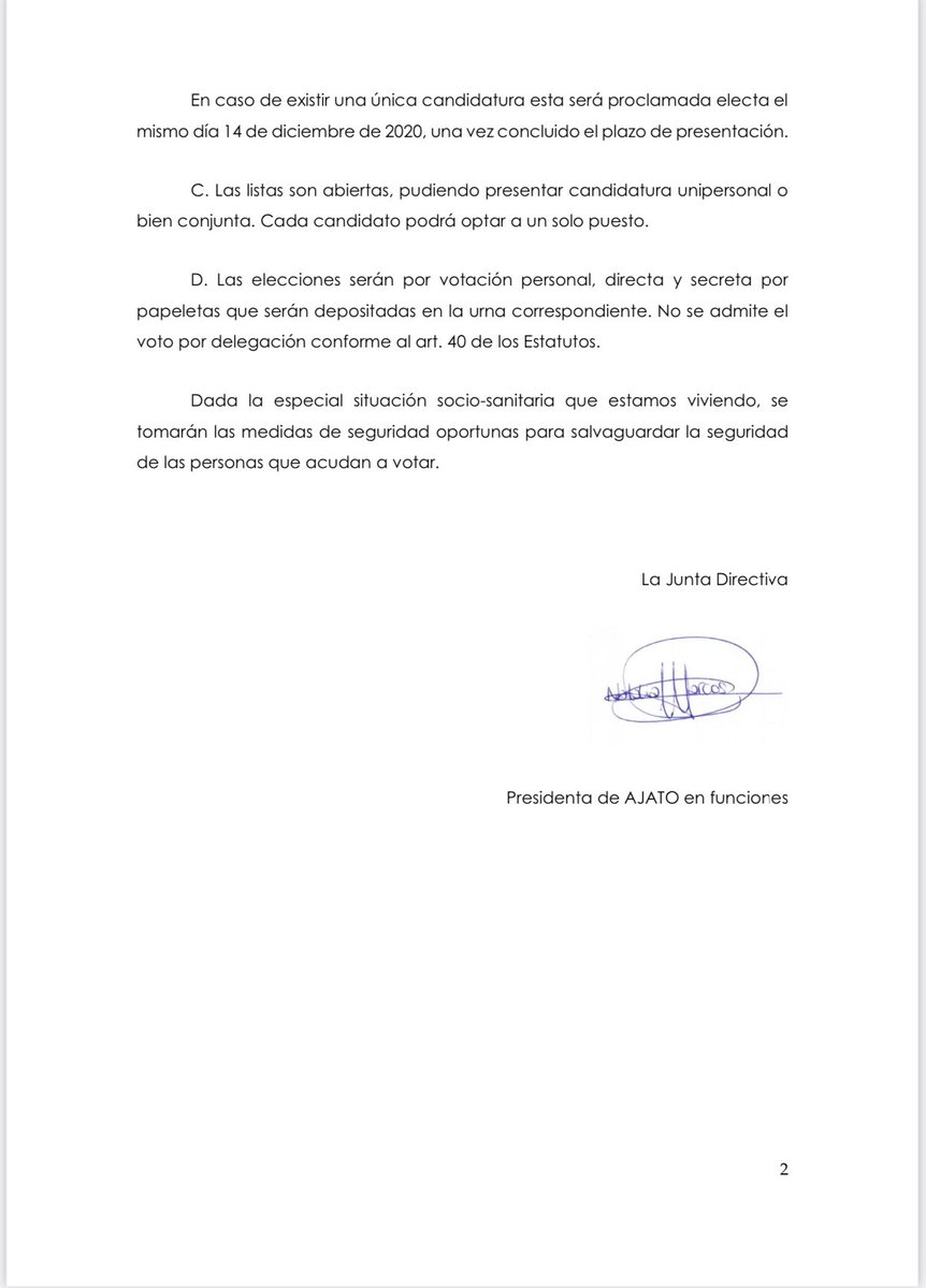 CONVOCATORIA ELECCIONES AGRUPACIÓN JOVEN ABOGACÍA TOLEDO

La fecha límite para presentación de candidaturas 14 de diciembre de 2020

Por nuestra parte, ha sido un placer trabajar con vosotros/as estos años

#ComienzaNuevaEtapa 
<a href="/icatol/">ICA TOLEDO</a>