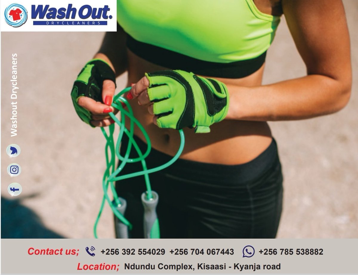 WashOutDryclean's tweet photo. Since the human body sweats during exercise and sports clothes frequently come into contact with dirt, they (sports wear) should washed to avoid skin diseases. 

#washout #dryclean #drycleaner #sportswear #sweat #sports #tapcleandeliver https://t.co/pOKIpkb5MQ