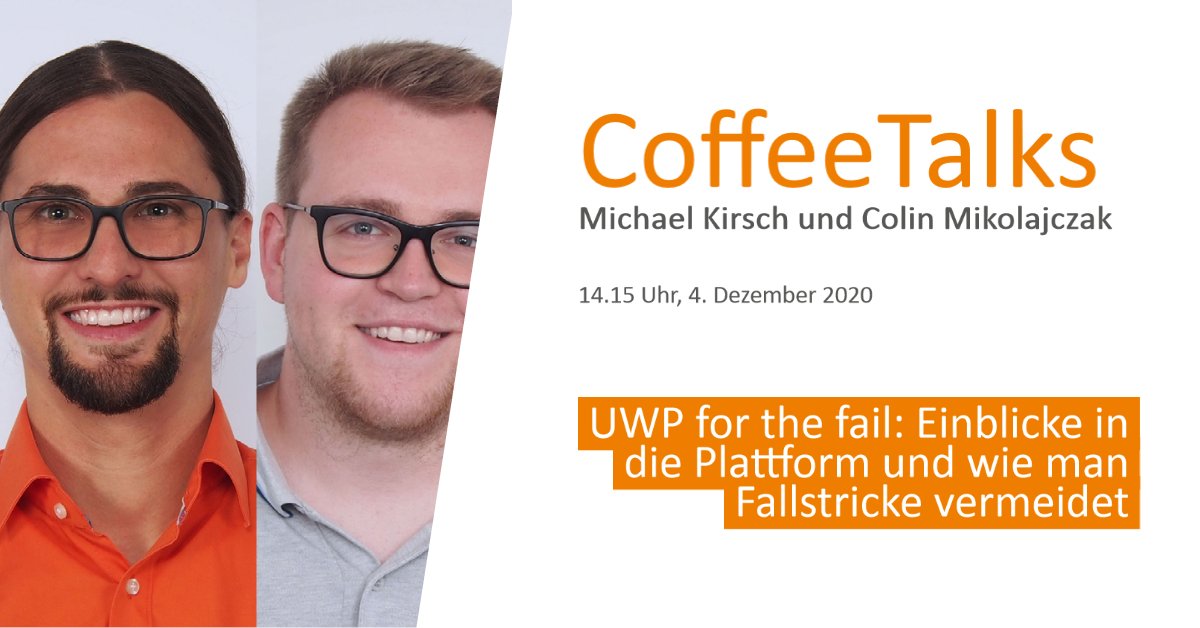 jambit's tweet photo. 🎁 Schon für unseren Newsletter angemeldet? Damit landen kommende Infos über anstehende #CoffeeTalks direkt im Postfach. Jetzt anmelden: https://t.co/oBSz7Ngoss

Alle Themen des 4.12. warten hier auf Sie: https://t.co/onyLUUql4F https://t.co/zVzn1LjVXt
